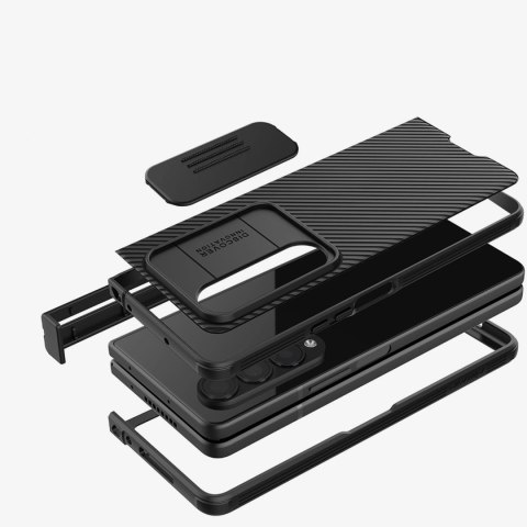 Nillkin CamShield Pro Case (simple) etui Samsung Galaxy Z Fold 4 pokrowiec z osłoną na aparat niebieskie Nillkin CamShield Pro Case (simple) etui Samsung Galaxy Z Fold 4 pokrowiec z osłoną na aparat niebieskie
