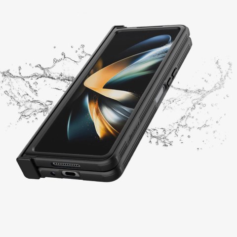 Nillkin CamShield Pro Case (simple) etui Samsung Galaxy Z Fold 4 pokrowiec z osłoną na aparat niebieskie Nillkin CamShield Pro Case (simple) etui Samsung Galaxy Z Fold 4 pokrowiec z osłoną na aparat niebieskie