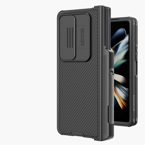 Nillkin CamShield Pro Case (suit) etui Samsung Galaxy Z Fold 4 pokrowiec z osłoną na aparat podstawka niebieskie Nillkin CamShield Pro Case (suit) etui Samsung Galaxy Z Fold 4 pokrowiec z osłoną na aparat podstawka niebieskie