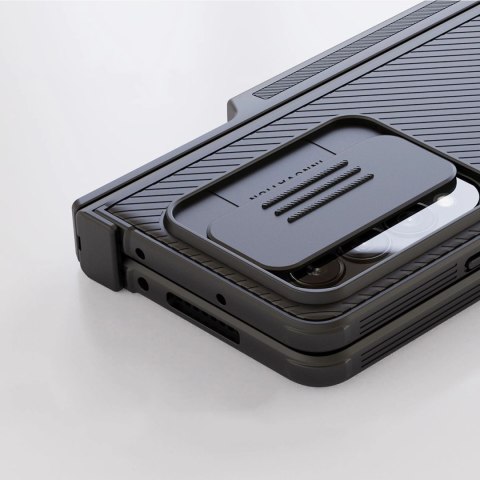 Nillkin CamShield Pro Case (suit) etui Samsung Galaxy Z Fold 4 pokrowiec z osłoną na aparat podstawka niebieskie Nillkin CamShield Pro Case (suit) etui Samsung Galaxy Z Fold 4 pokrowiec z osłoną na aparat podstawka niebieskie