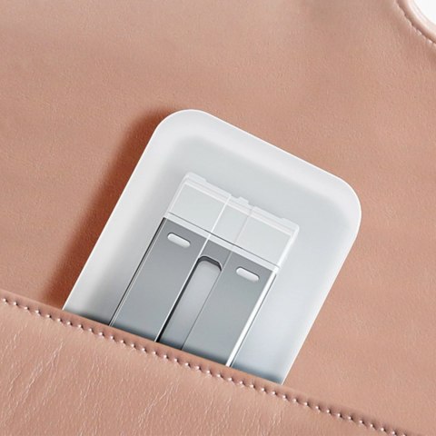 Składany uchwyt stojak na telefon tablet (K15) - biały