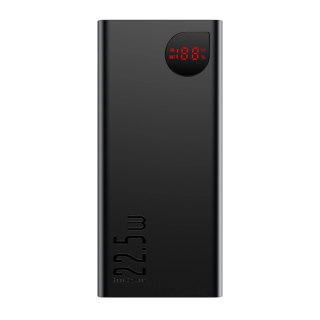 Baseus Adaman powerbank z szybkim ładowaniem 20000mAh 22.5W + kabel USB-A - USB-C 3A 0.3m czarny