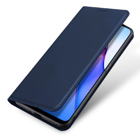 Dux Ducis Skin Pro etui Oppo Reno 8 pokrowiec z klapką portfel na kartę podstawka niebieskie Dux Ducis Skin Pro etui Oppo Reno 8 pokrowiec z klapką portfel na kartę podstawka niebieskie