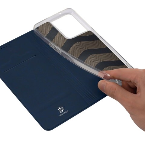 Dux Ducis Skin Pro etui Oppo Reno 8 pokrowiec z klapką portfel na kartę podstawka niebieskie Dux Ducis Skin Pro etui Oppo Reno 8 pokrowiec z klapką portfel na kartę podstawka niebieskie