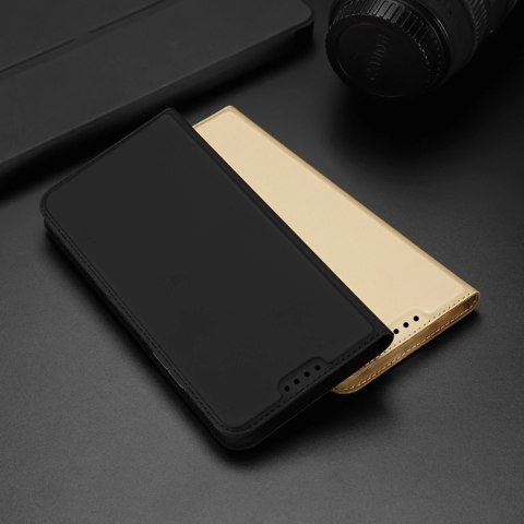 Dux Ducis Skin Pro etui Sony Xperia 5 IV pokrowiec z klapką portfel na kartę podstawka czarne Dux Ducis Skin Pro etui Sony Xperia 5 IV pokrowiec z klapką portfel na kartę podstawka czarne