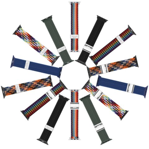 Dux Ducis Strap (Mixture II Version) pasek Apple Watch Ultra, SE, 9, 8, 7, 6, 5, 4, 3, 2, 1 (49, 45, 44, 42 mm) pleciona opaska Dux Ducis Strap (Mixture II Version) pasek Apple Watch Ultra, SE, 9, 8, 7, 6, 5, 4, 3, 2, 1 (49, 45, 44, 42 mm) pleciona opaska