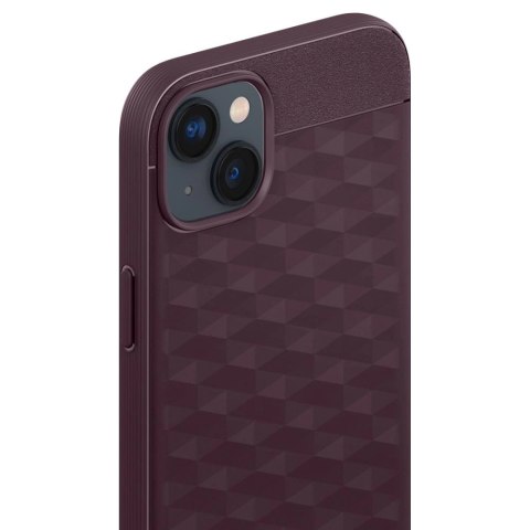 Etui Caseology Parallax Mag z MagSafe na iPhone 14 Plus - burgundowe