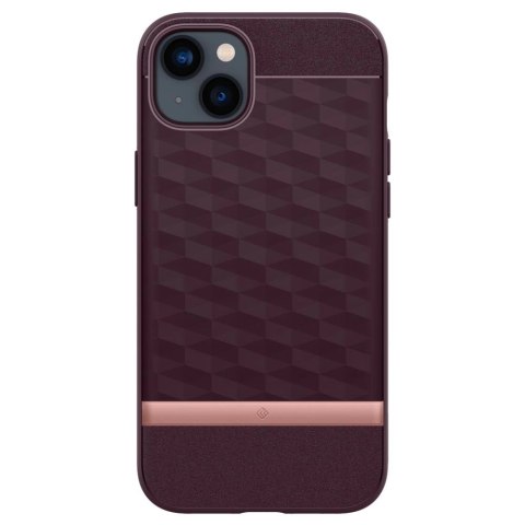 Etui Caseology Parallax Mag z MagSafe na iPhone 14 Plus - burgundowe