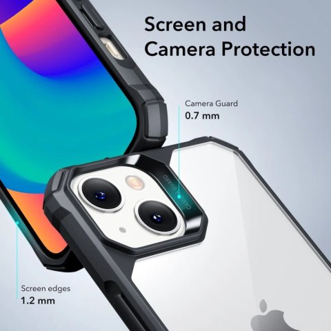 Etui ESR Air Armor na iPhone 14 Plus - przezroczysto-czarne Etui ESR Air Armor na iPhone 14 Plus - przezroczysto-czarne