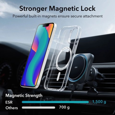 Etui ESR Classic Hybrid Halolock z MagSafe na iPhone 13 / iPhone 14 - przezroczyste Etui ESR Classic Hybrid Halolock z MagSafe na iPhone 13 / iPhone 14 - przezroczyste