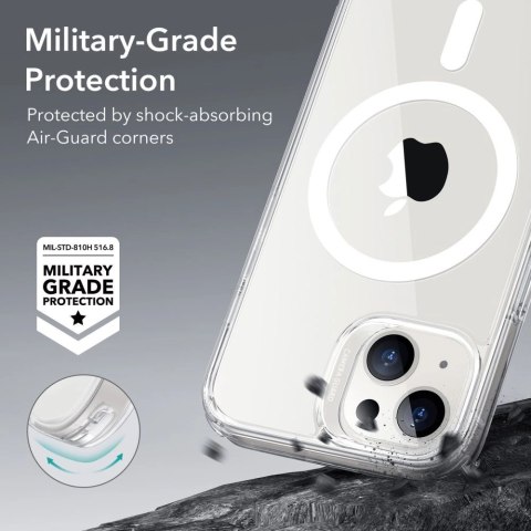 Etui ESR Classic Hybrid Halolock z MagSafe na iPhone 13 / iPhone 14 - przezroczyste Etui ESR Classic Hybrid Halolock z MagSafe na iPhone 13 / iPhone 14 - przezroczyste