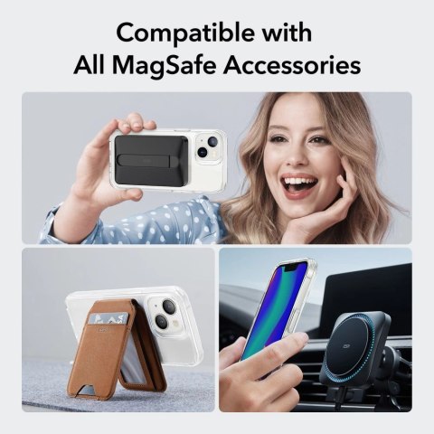 Etui ESR Classic Hybrid Halolock z MagSafe na iPhone 13 / iPhone 14 - przezroczyste Etui ESR Classic Hybrid Halolock z MagSafe na iPhone 13 / iPhone 14 - przezroczyste