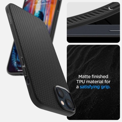 Etui Spigen Liquid Air na iPhone 14 Plus - czarny mat