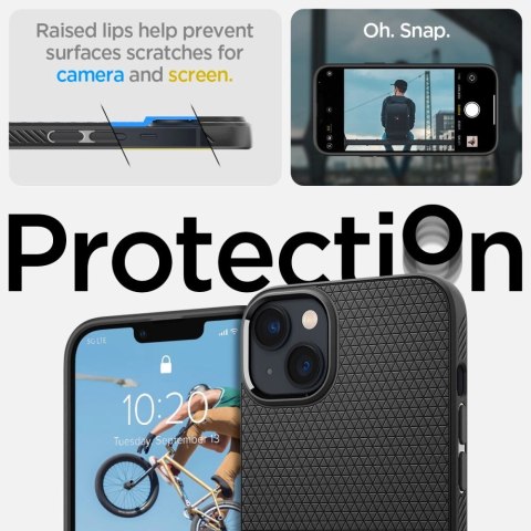Etui Spigen Liquid Air na iPhone 14 Plus - czarny mat
