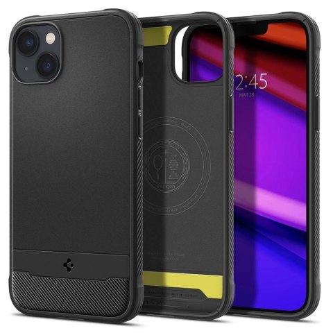 Etui Spigen Rugged Armor Mag z MagSafe na iPhone 14 Plus - czarny mat Etui Spigen Rugged Armor Mag z MagSafe na iPhone 14 Plus - czarny mat