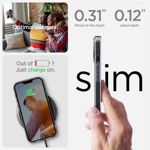 Etui Spigen Ultra Hybrid na iPhone 14 Plus - matowo-przezroczyste Etui Spigen Ultra Hybrid na iPhone 14 Plus - matowo-przezroczyste