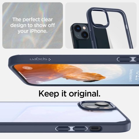 Etui Spigen Ultra Hybrid na iPhone 14 Plus - niebieskie
