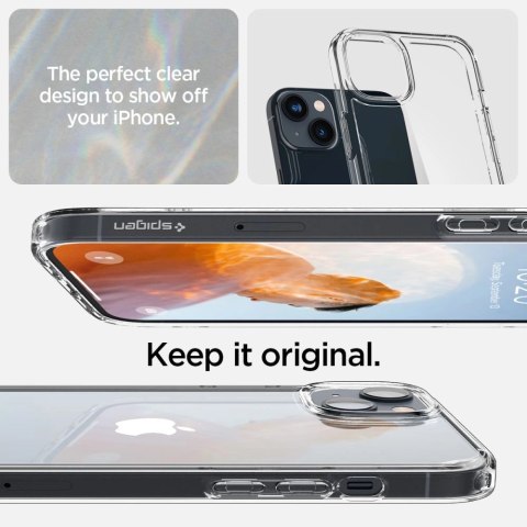 Etui Spigen Ultra Hybrid na iPhone 14 Plus - przezroczyste Etui Spigen Ultra Hybrid na iPhone 14 Plus - przezroczyste