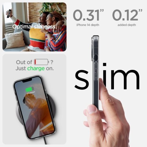 Etui Spigen Ultra Hybrid na iPhone 14 Plus - przezroczyste Etui Spigen Ultra Hybrid na iPhone 14 Plus - przezroczyste