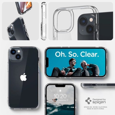Etui Spigen Ultra Hybrid na iPhone 14 Plus - przezroczyste Etui Spigen Ultra Hybrid na iPhone 14 Plus - przezroczyste