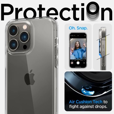 Etui Spigen Ultra Hybrid na iPhone 14 Pro Max - przezroczyste