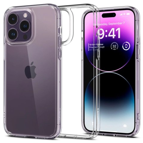 Etui Spigen Ultra Hybrid na iPhone 14 Pro - przezroczyste Etui Spigen Ultra Hybrid na iPhone 14 Pro - przezroczyste