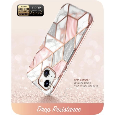 Etui Supcase Cosmo na iPhone 14 Plus - różowy marmur Etui Supcase Cosmo na iPhone 14 Plus - różowy marmur