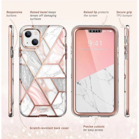 Etui Supcase Cosmo na iPhone 14 Plus - różowy marmur Etui Supcase Cosmo na iPhone 14 Plus - różowy marmur
