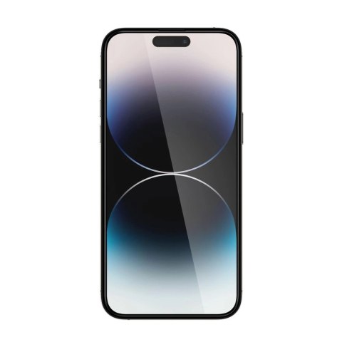 Szkło hartowane Spigen Glass FC na iPhone 14 Pro Max - czarne Szkło hartowane Spigen Glass FC na iPhone 14 Pro Max - czarne