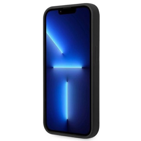 Etui BMW Silicone Metal Logo na iPhone 14 Pro Max - czarne Etui BMW Silicone Metal Logo na iPhone 14 Pro Max - czarne