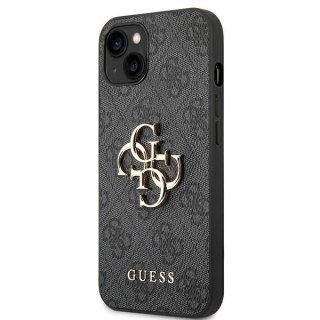 Etui Guess 4G Big Metal Logo na iPhone 14 - szare