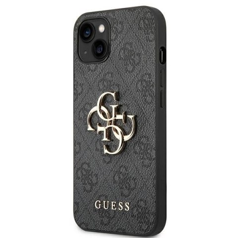 Etui Guess 4G Big Metal Logo na iPhone 14 - szare