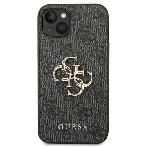 Etui Guess 4G Big Metal Logo na iPhone 14 - szare