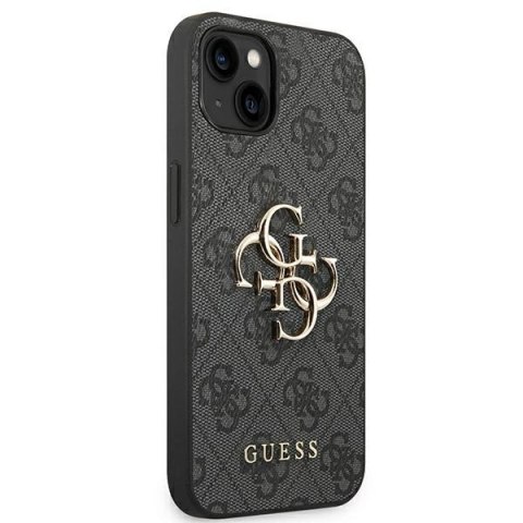 Etui Guess 4G Big Metal Logo na iPhone 14 - szare
