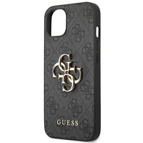 Etui Guess 4G Big Metal Logo na iPhone 14 - szare