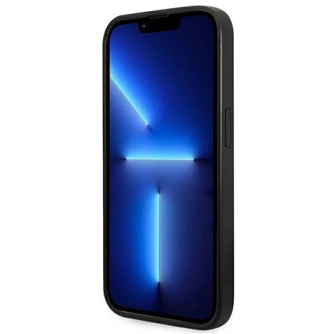 Etui Guess 4G Stripe Collection na iPhone 14 Pro Max - szare