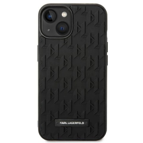 Etui Karl Lagerfeld 3D Monogram na iPhone 14 Plus - czarne