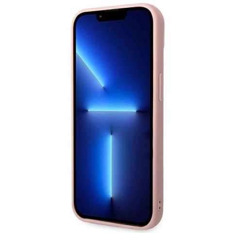 Etui Karl Lagerfeld 3D Monogram na iPhone 14 Plus - różowe Etui Karl Lagerfeld 3D Monogram na iPhone 14 Plus - różowe