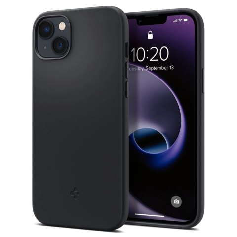 Etui Spigen Silicone Fit Mag z MagSafe na iPhone 14 Plus - czarne Etui Spigen Silicone Fit Mag z MagSafe na iPhone 14 Plus - czarne