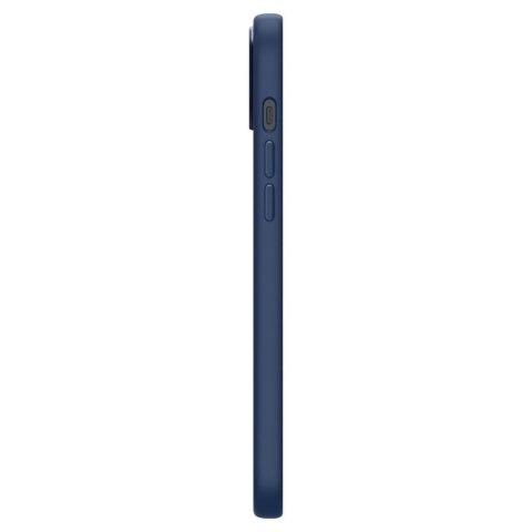 Etui Spigen Silicone Fit Mag z MagSafe na iPhone 14 Plus - niebieskie Etui Spigen Silicone Fit Mag z MagSafe na iPhone 14 Plus - niebieskie