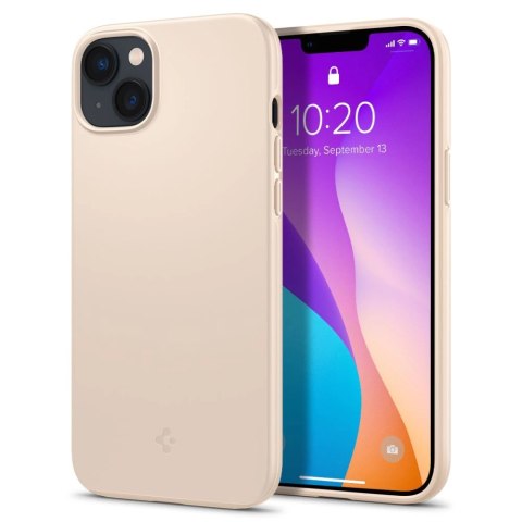 Etui Spigen Thin Fit na iPhone 14 Plus - piaskowe Etui Spigen Thin Fit na iPhone 14 Plus - piaskowe