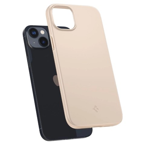Etui Spigen Thin Fit na iPhone 14 Plus - piaskowe Etui Spigen Thin Fit na iPhone 14 Plus - piaskowe