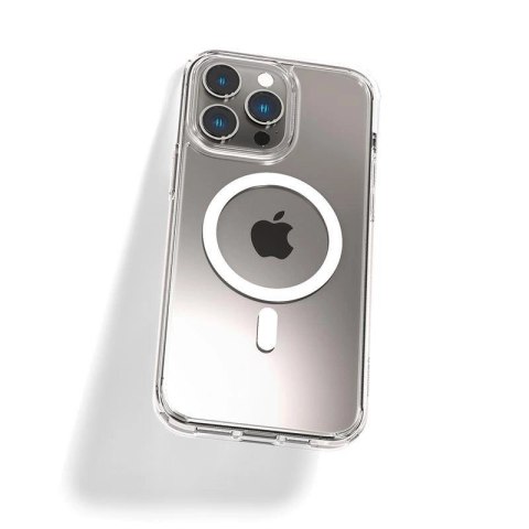 Etui Spigen Ultra Hybrid Mag z MagSafe na iPhone 14 Pro Max - przezroczysto-białe Etui Spigen Ultra Hybrid Mag z MagSafe na iPhone 14 Pro Max - przezroczysto-białe
