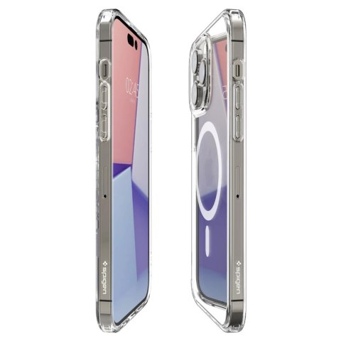 Etui Spigen Ultra Hybrid Mag z MagSafe na iPhone 14 Pro Max - przezroczysto-białe Etui Spigen Ultra Hybrid Mag z MagSafe na iPhone 14 Pro Max - przezroczysto-białe