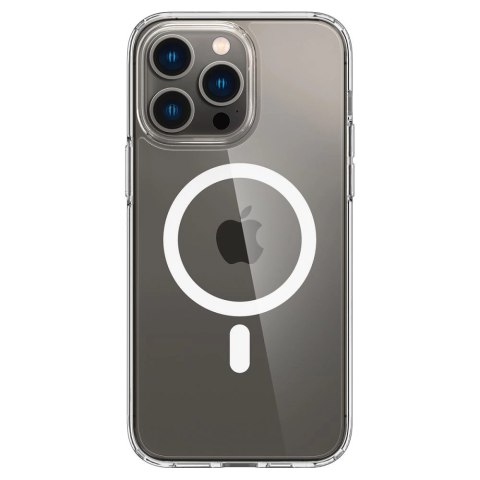 Etui Spigen Ultra Hybrid Mag z MagSafe na iPhone 14 Pro - przezroczysto-białe Etui Spigen Ultra Hybrid Mag z MagSafe na iPhone 14 Pro - przezroczysto-białe