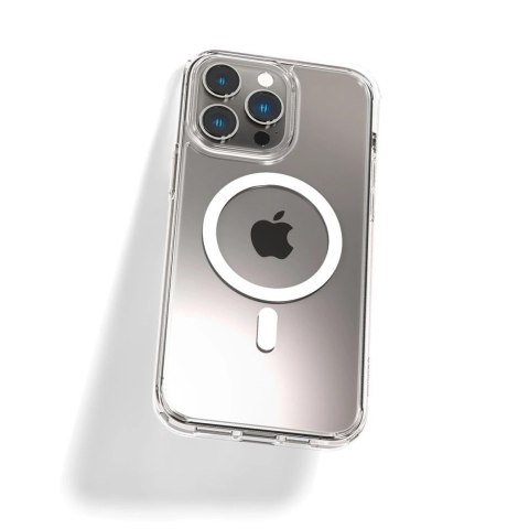 Etui Spigen Ultra Hybrid Mag z MagSafe na iPhone 14 Pro - przezroczysto-białe Etui Spigen Ultra Hybrid Mag z MagSafe na iPhone 14 Pro - przezroczysto-białe