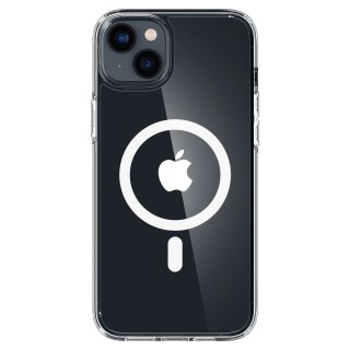 Etui Spigen Ultra Hybrid Mag z MagSafe na iPhone 14 - przezroczysto-białe