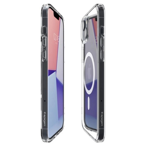 Etui Spigen Ultra Hybrid Mag z MagSafe na iPhone 14 - przezroczysto-białe Etui Spigen Ultra Hybrid Mag z MagSafe na iPhone 14 - przezroczysto-białe