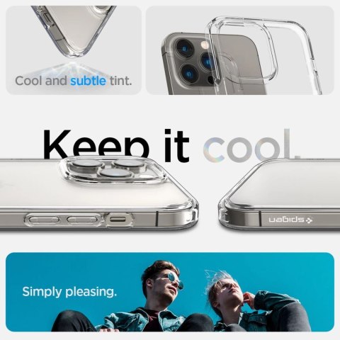 Etui Spigen Ultra Hybrid na iPhone 14 Pro - matowo-przezroczyste