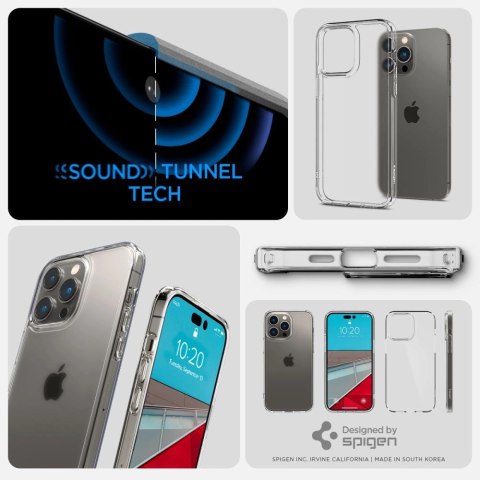 Etui Spigen Ultra Hybrid na iPhone 14 Pro - matowo-przezroczyste